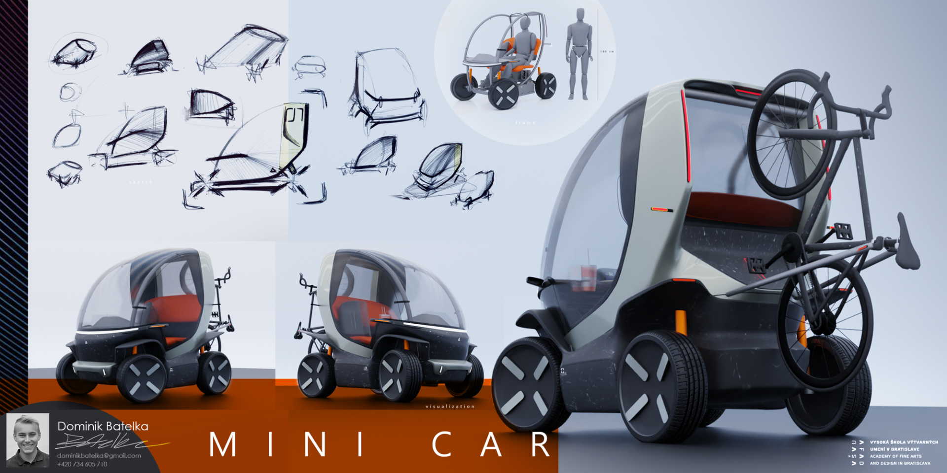 Mini concept car render